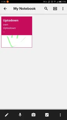 Notebook android App screenshot 8